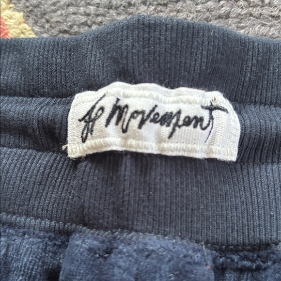 Woman’s Navy velour pants free people movement small nwt - Picture 5 of 8